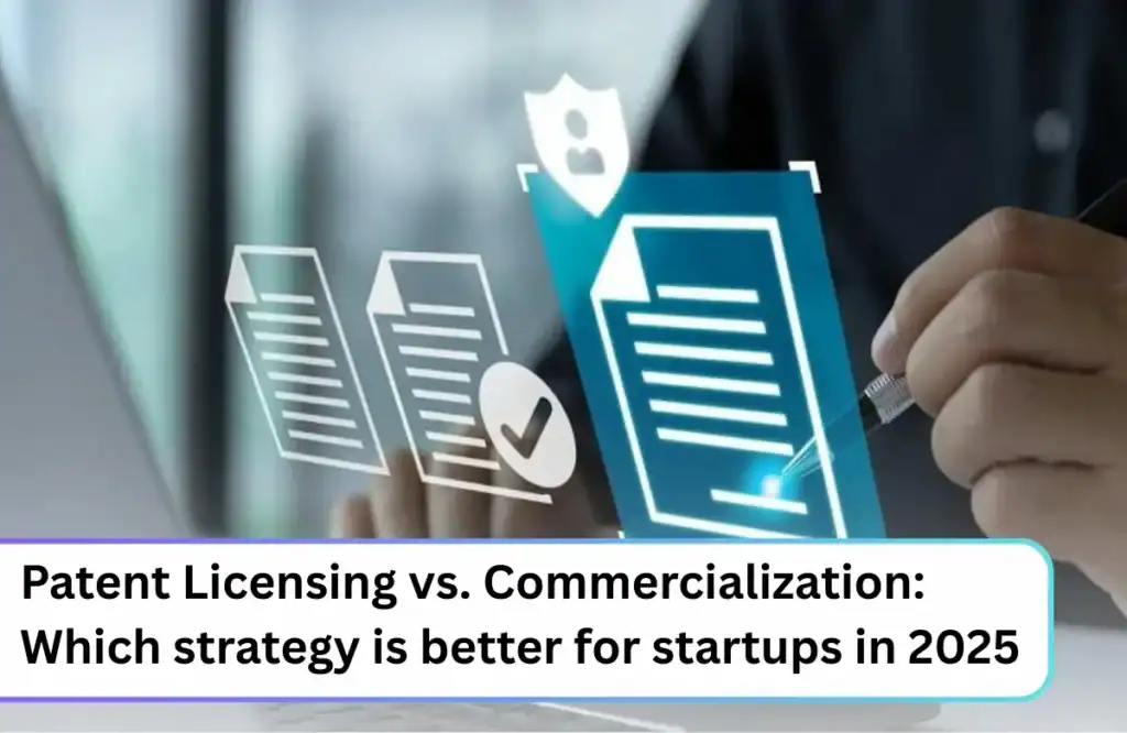 Patent licensing vs commercialization, Patent licensing and commercialization
