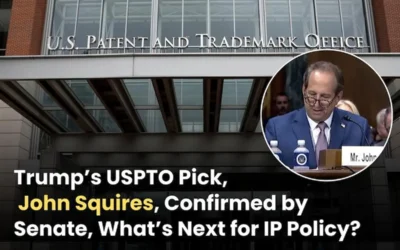 US Senate confirms John Squires, John Squires USPTO chief