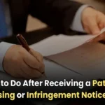 patent licensing notice, patent Infringement notice, patent infringement