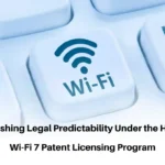 wifi -7 patent licensing program, patent licensing program