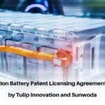 Lithium ION Battery patent licensing agreement, patent licensing, patent