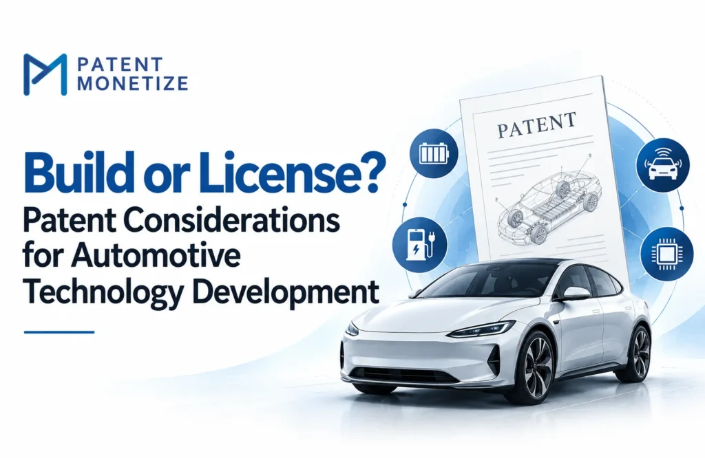 IP Strategy for Build or License for Automotive Companies