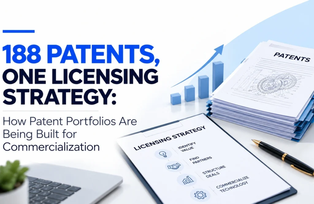 Patent Portfolio built commercialization