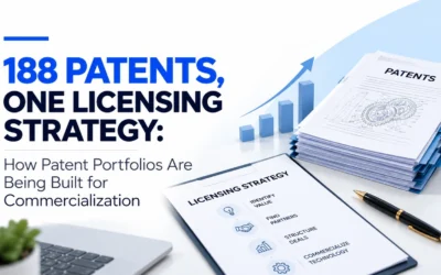 Patent Portfolio built commercialization
